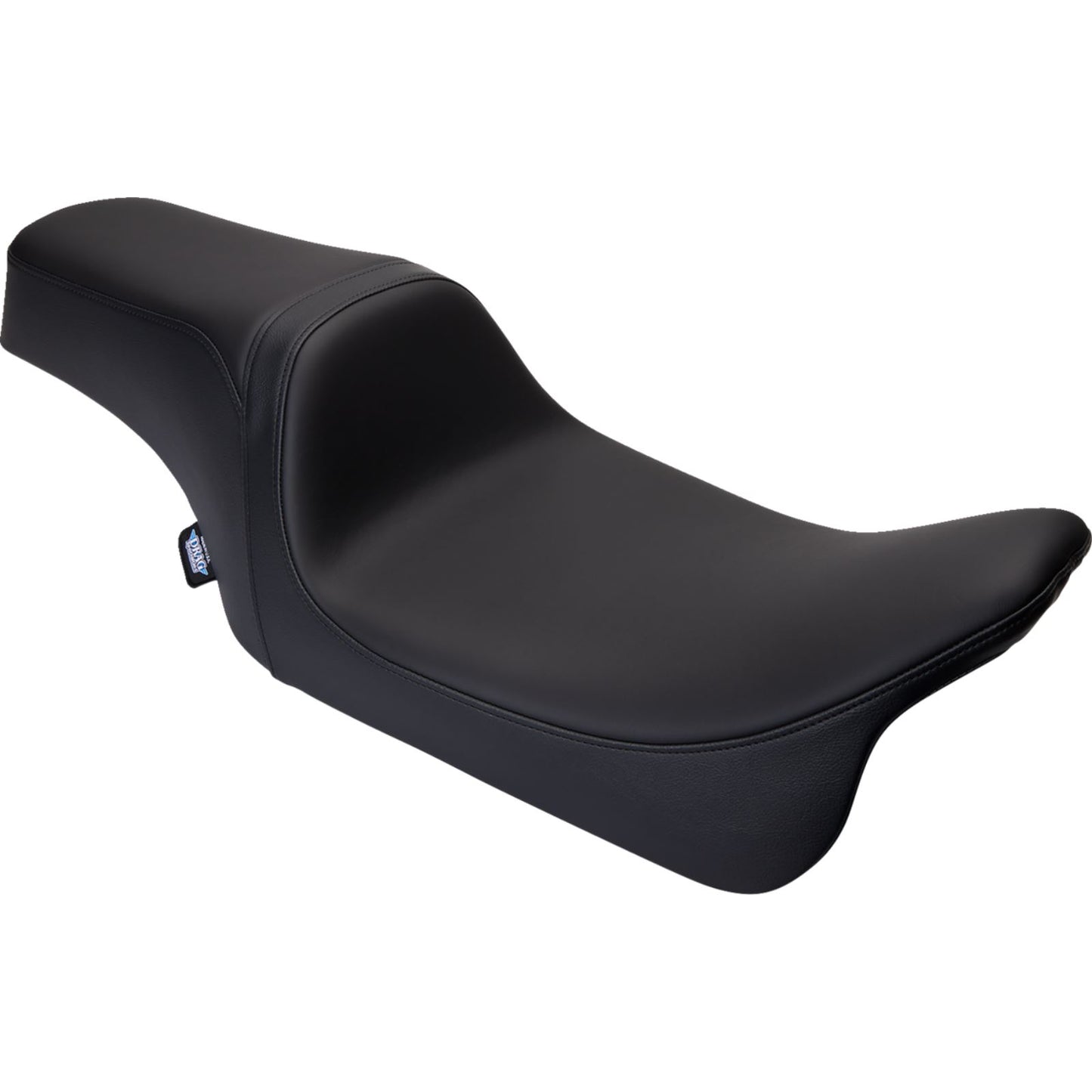 Drag Specialties Predator 1Up Seat - Solar Leather - Black - Smooth - FLH '08-'23 0801-1493_1304227