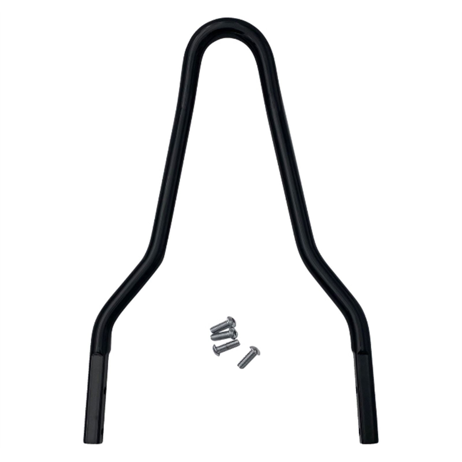 Drag Specialties Sissy Bar - Black - 10.12"H x 8.75"W 1501-0765_1555421