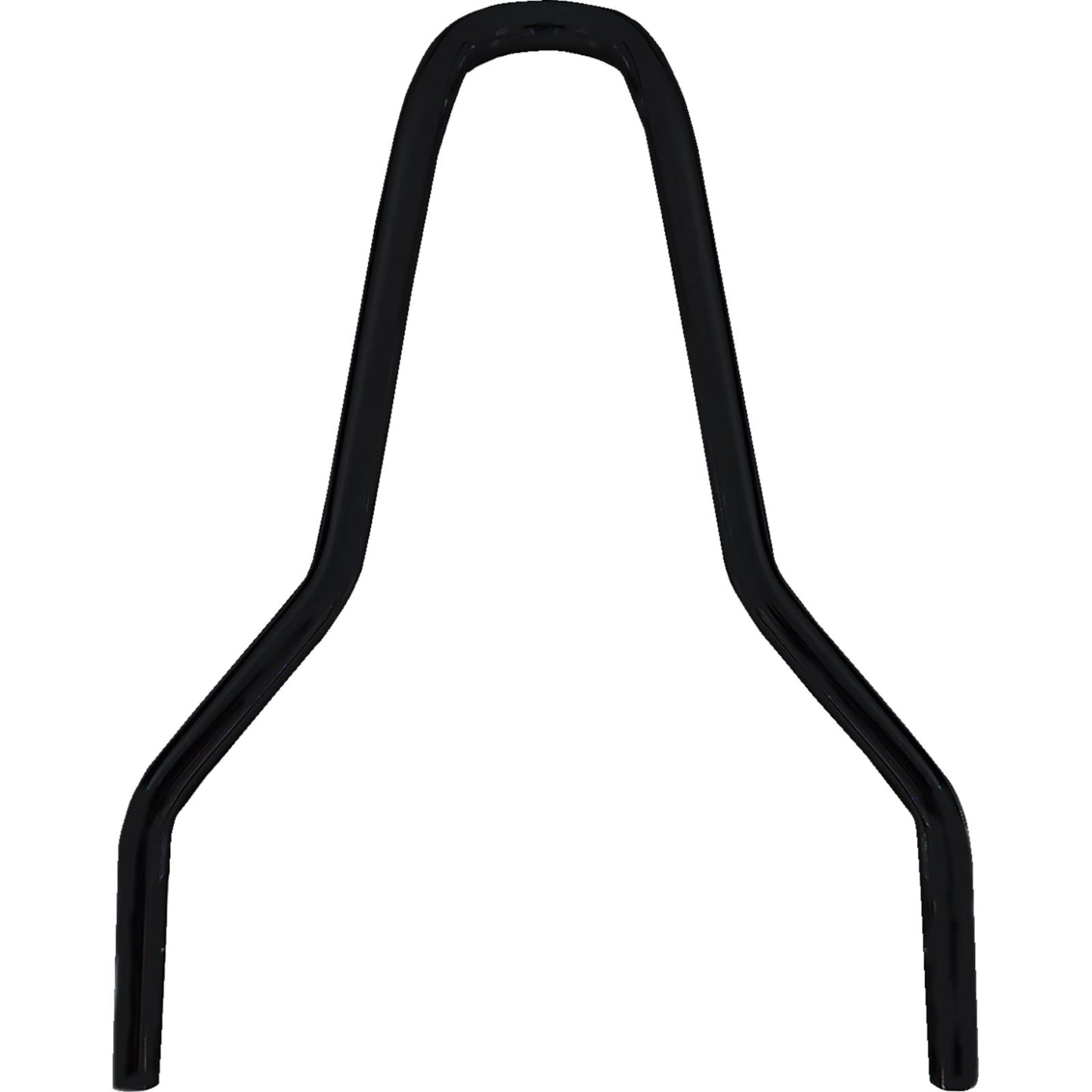 Drag Specialties Round Sissy Bar - Black - 9.88"H 1501-0777_1304204
