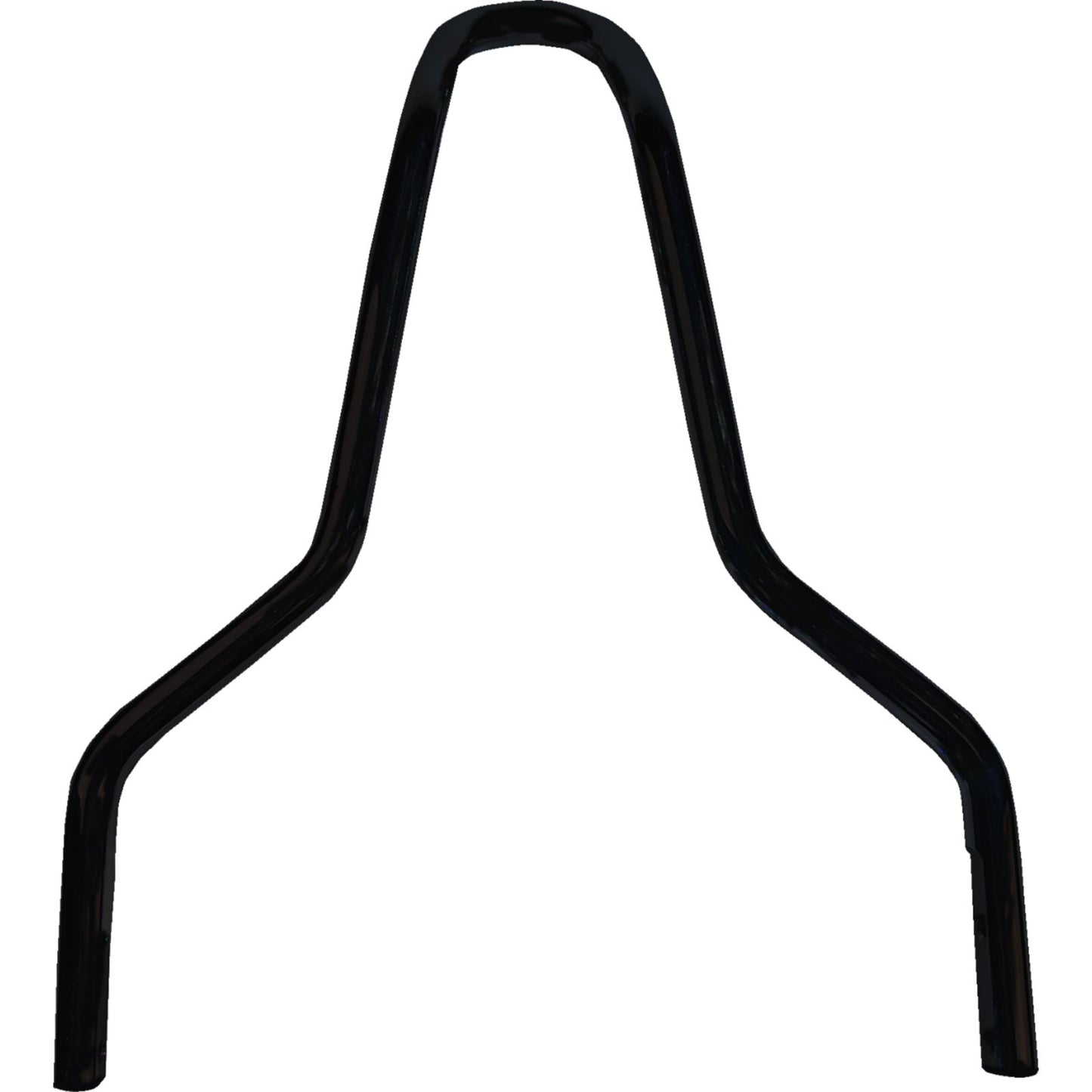 Drag Specialties Round Sissy Bar - Black - 11"H 1501-0778_1304205