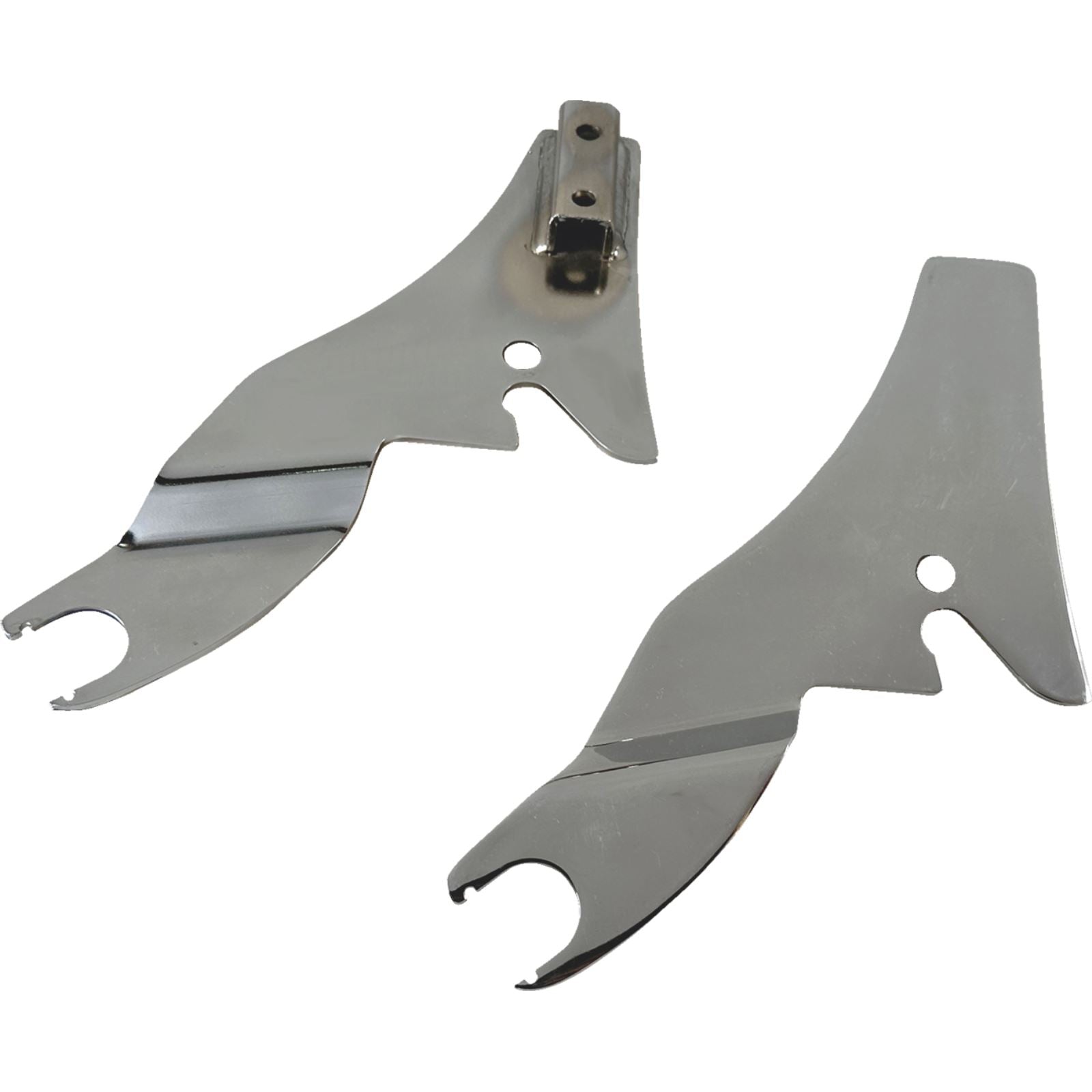 Drag Specialties Quick Release Side Plates - Chrome 1504-0133_1304281