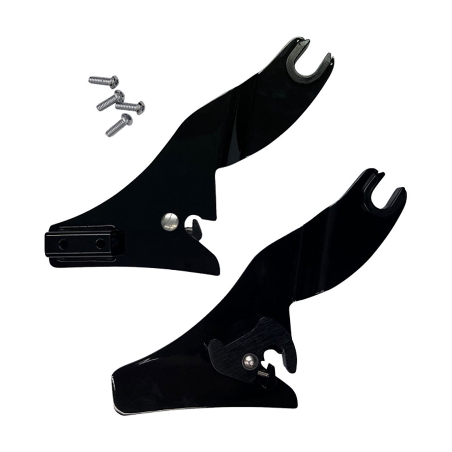 Drag Specialties Quick Release Side Plates - Black 1504-0134_1555390
