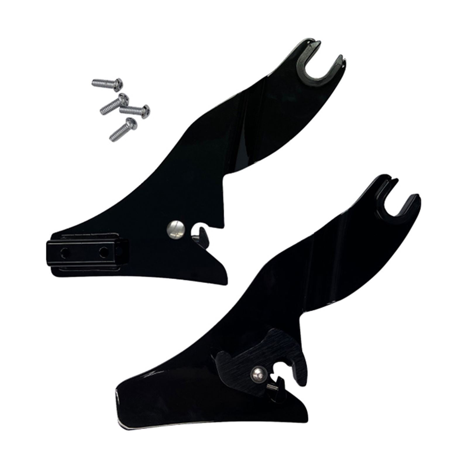 Drag Specialties Quick Release Side Plates - Black 1504-0134_1555390