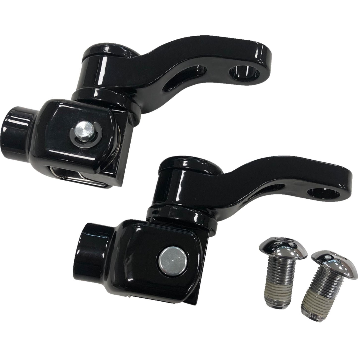 Drag Specialties Passenger Peg Mount - Adjustable - Black 1620-2477_1304283