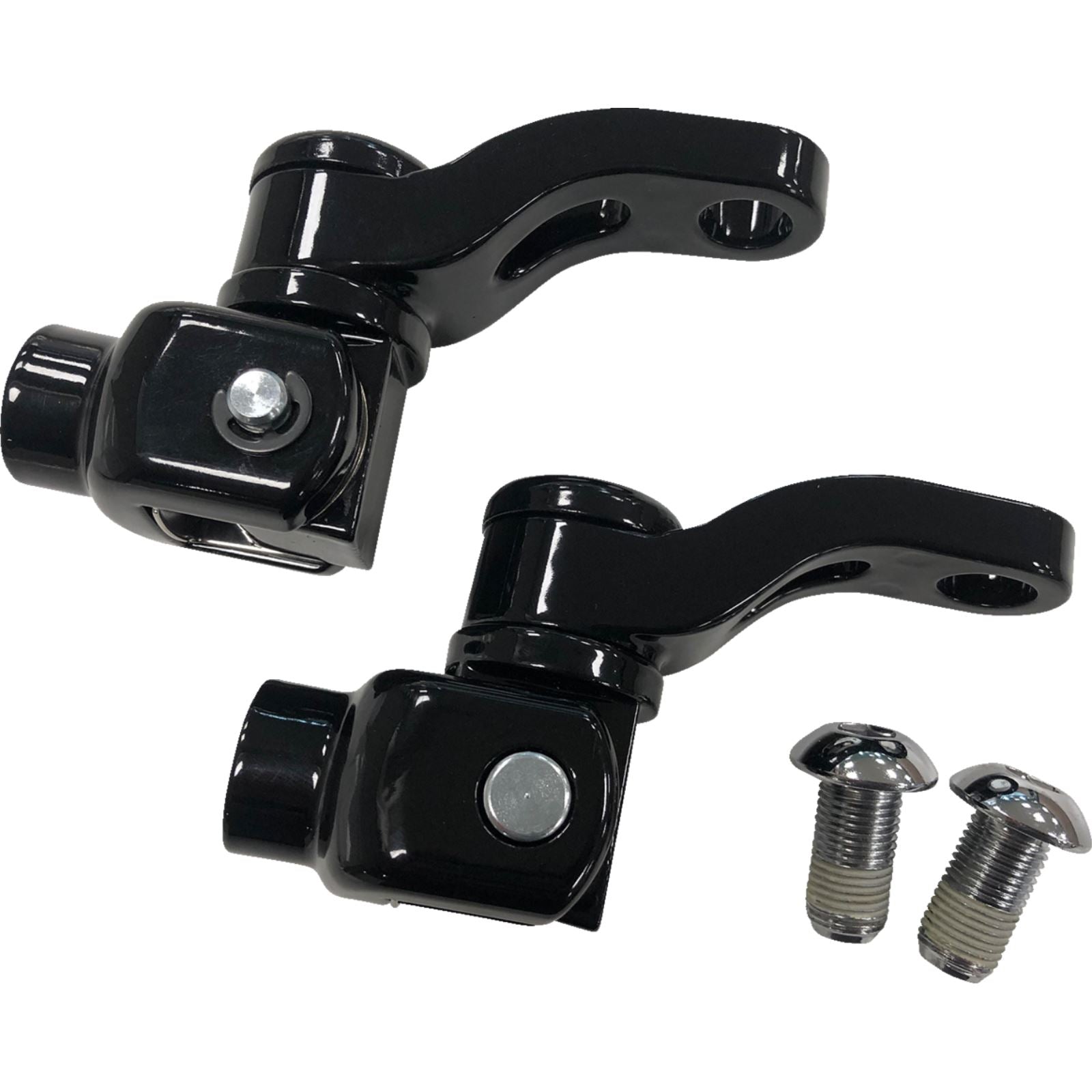 Drag Specialties Passenger Peg Mount - Adjustable - Black 1620-2477_1304283
