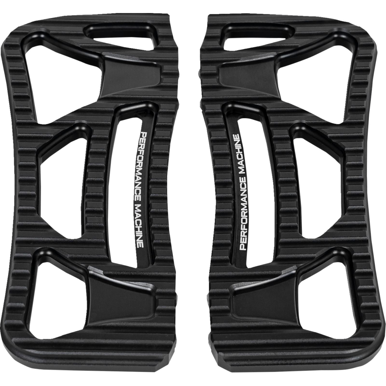 Performance Machine Drifter Floorboards - Rider - Black Ops - FL for Harley-Davidson 0036-1025-SMB_1304285