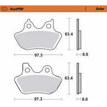 Moto-Master Brake Pads - Sinter Series for Harley-Davidson [MPN: 411901-PU]_1312340
