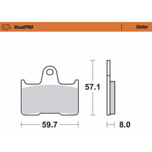 Moto-Master Brake Pads - Sinter Series for Kawasaki/MZ [MPN: 404402-PU]_1312133