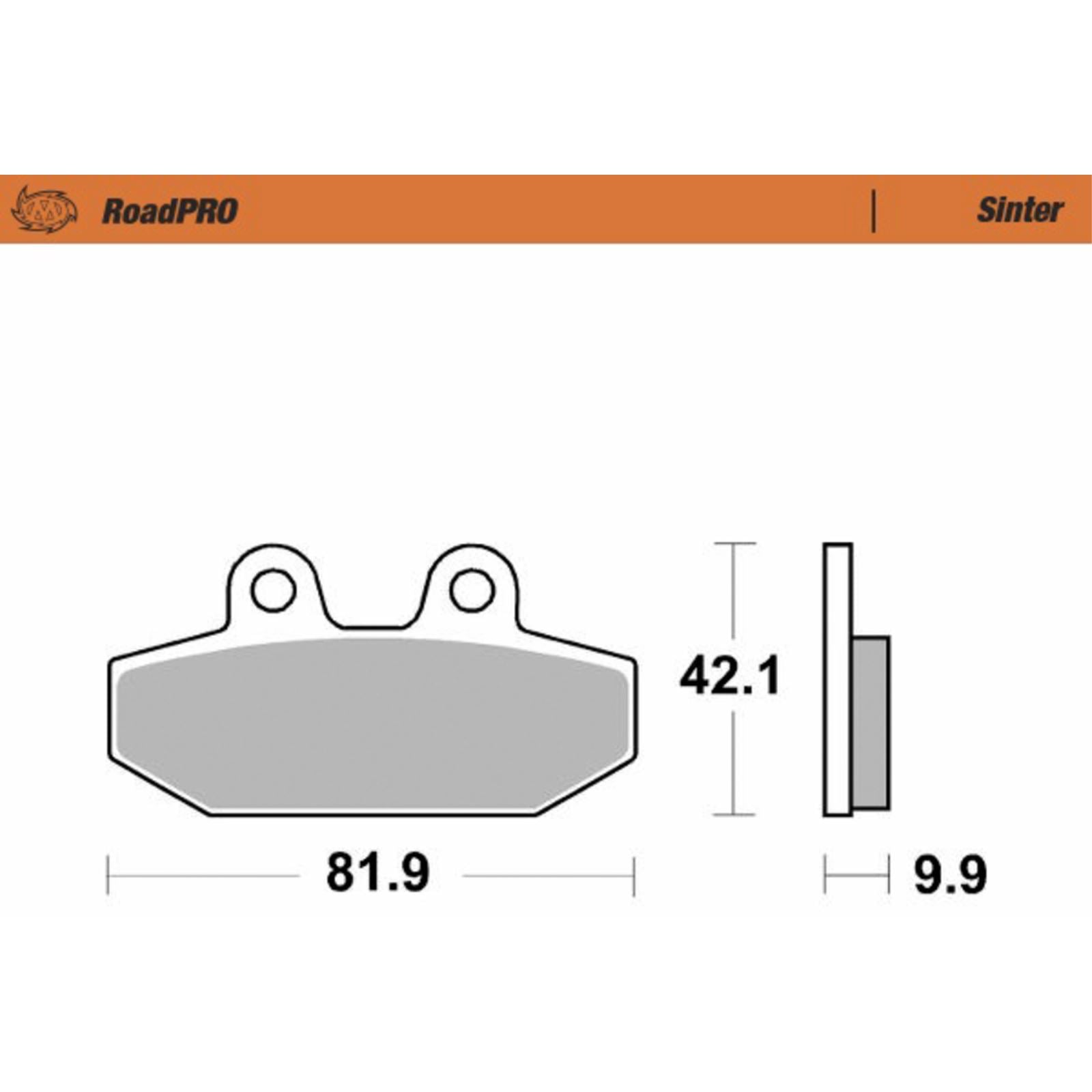Moto-Master Brake Pads - Sinter Series for Harley-Davidson [MPN: 414502-PU]_1312377