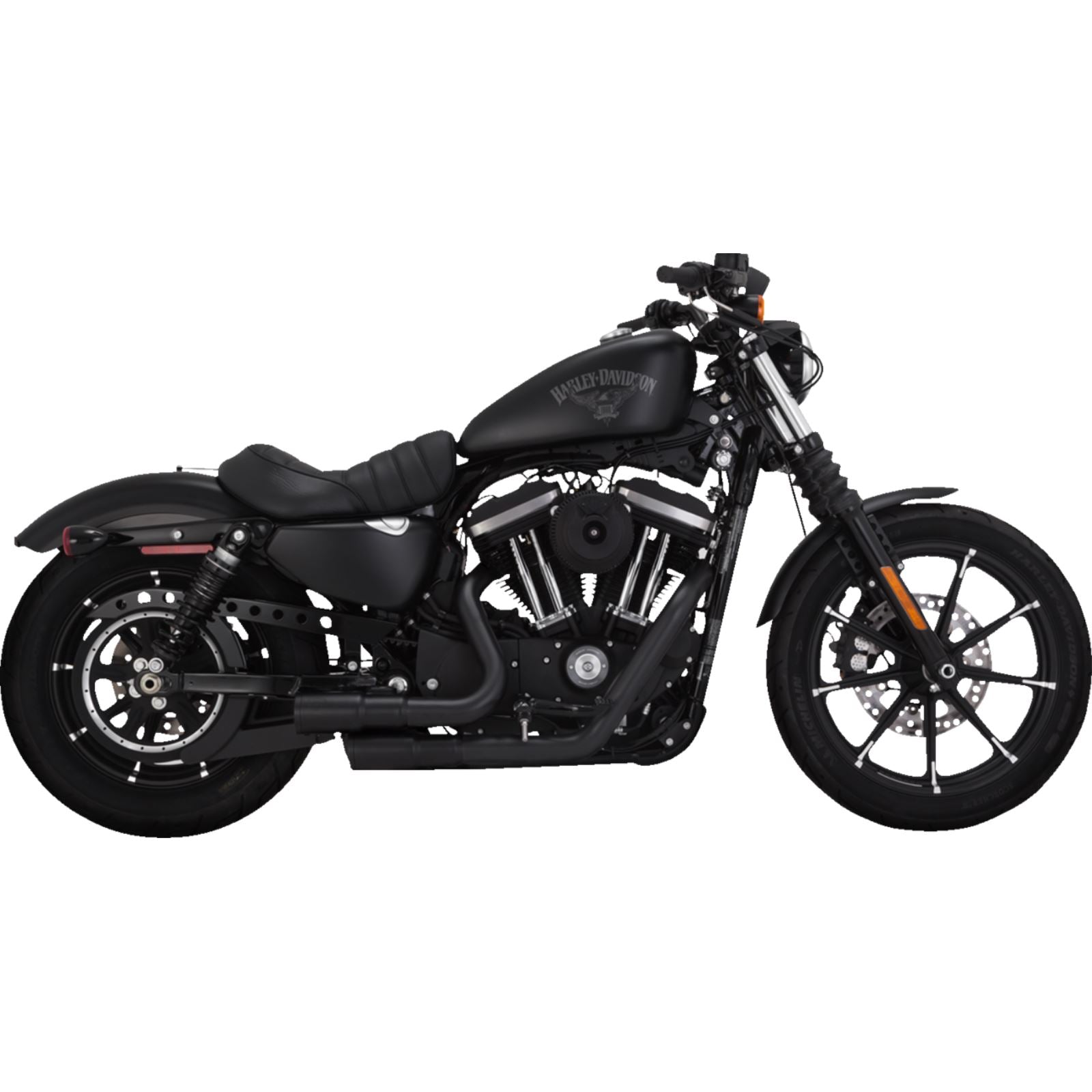 Vance And Hines Mini Grenades Exhaust System - Matte Black [MPN: 46884]_1304293
