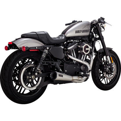 Vance And Hines 2-into-1 Upsweep Exhaust System - Stainless Steel 27637_1312374