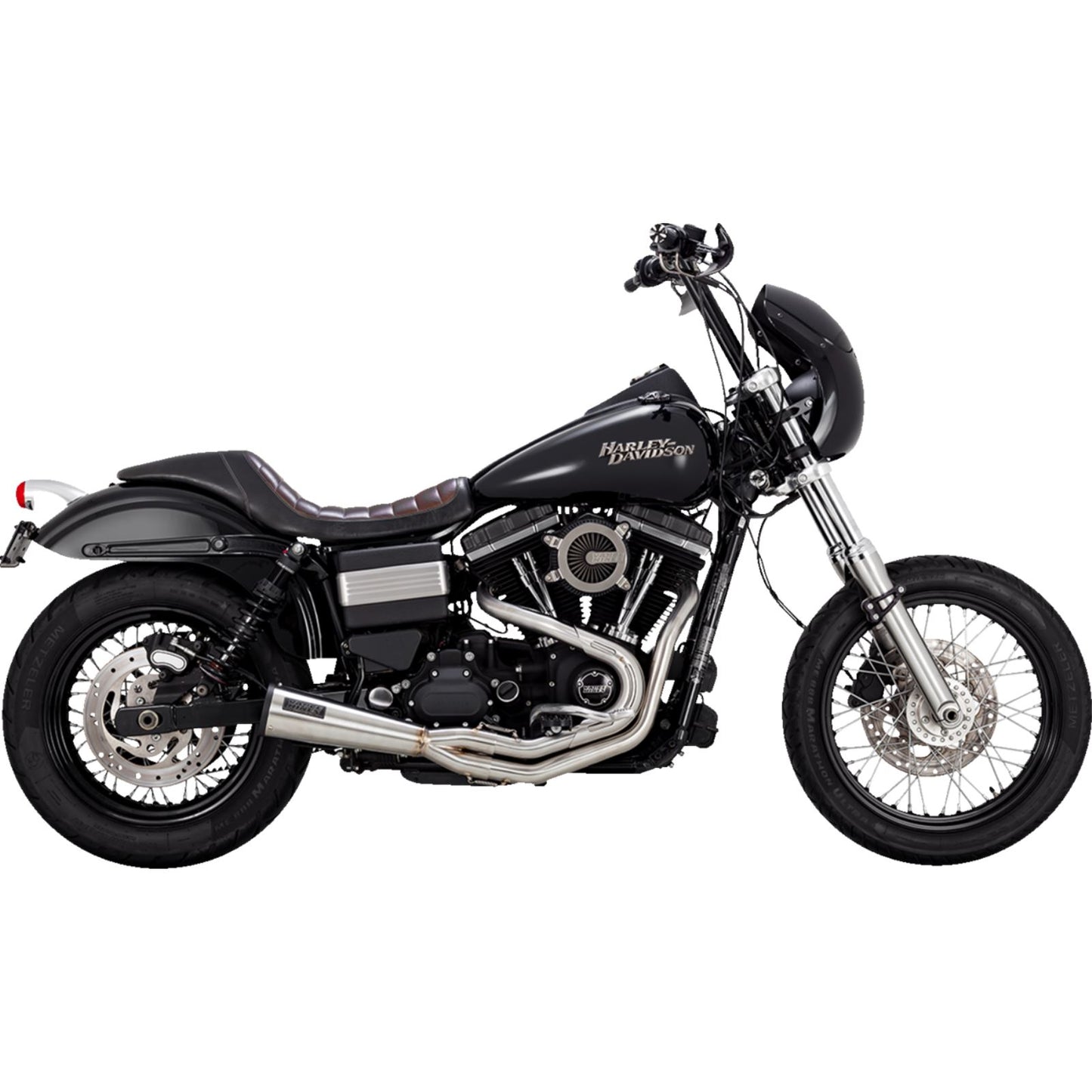 Vance And Hines 2-into-1 Upsweep Exhaust System - Brushed 27635_1312371