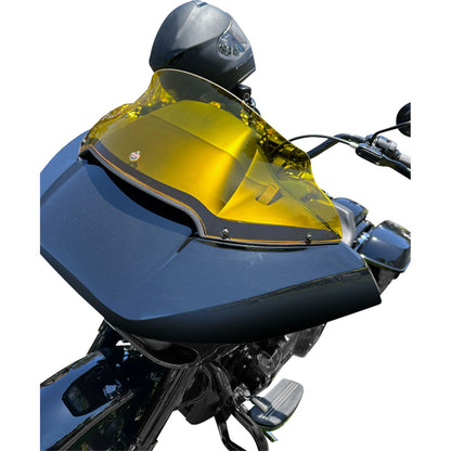 Klock Werks Kolor Flare™ Sport Windshield - 9" - Yellow - FLTR [MPN: KWW-01-0669]_1312414
