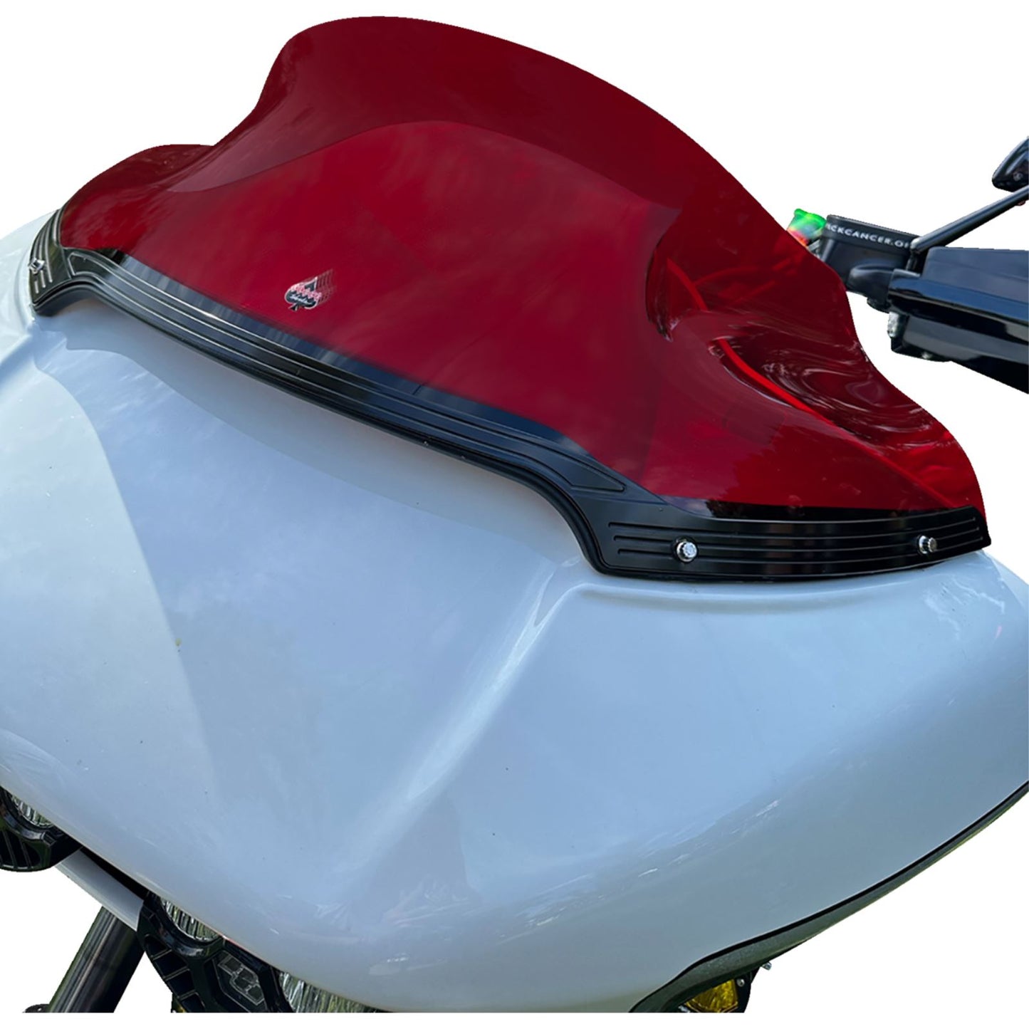 Klock Werks Kolor Flare™ Sport Windshield - 9" - Red - FLTR [MPN: KWW-01-0670]_1312418
