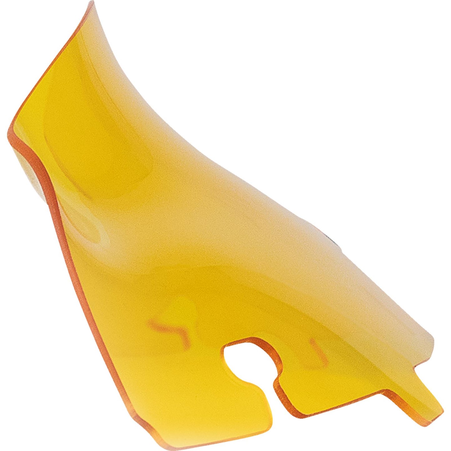 Klock Werks Kolor Flare™ Sport Windshield - 4" - Yellow - FLH [MPN: KWW-01-0676]_1312430