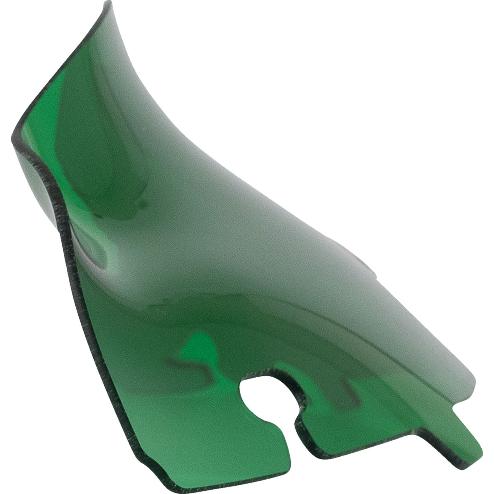 Klock Werks Kolor Flare™ Sport Windshield - 4" - Green - FLH [MPN: KWW-01-0678]_1312385