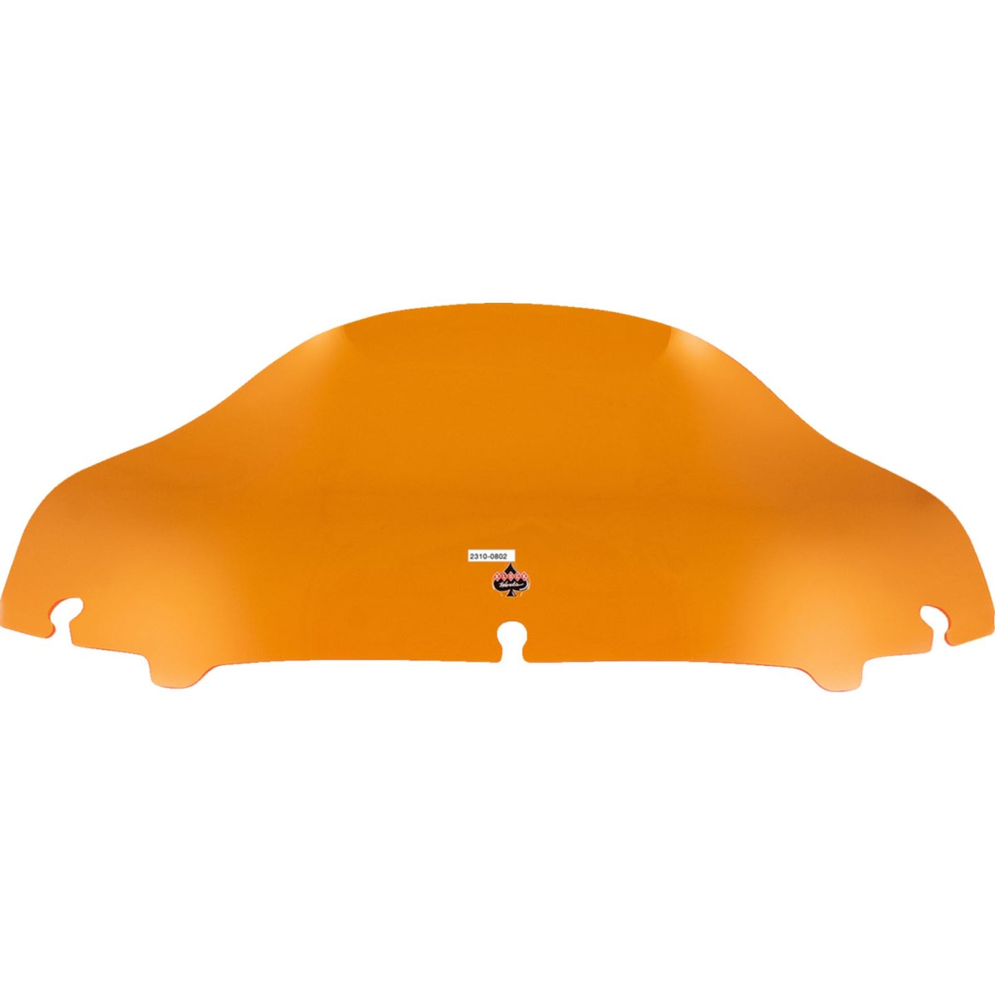 Klock Werks Kolor Flare™ Sport Windshield - 6-1/2" - Orange - FLH [MPN: KWW-01-0682]_1312394
