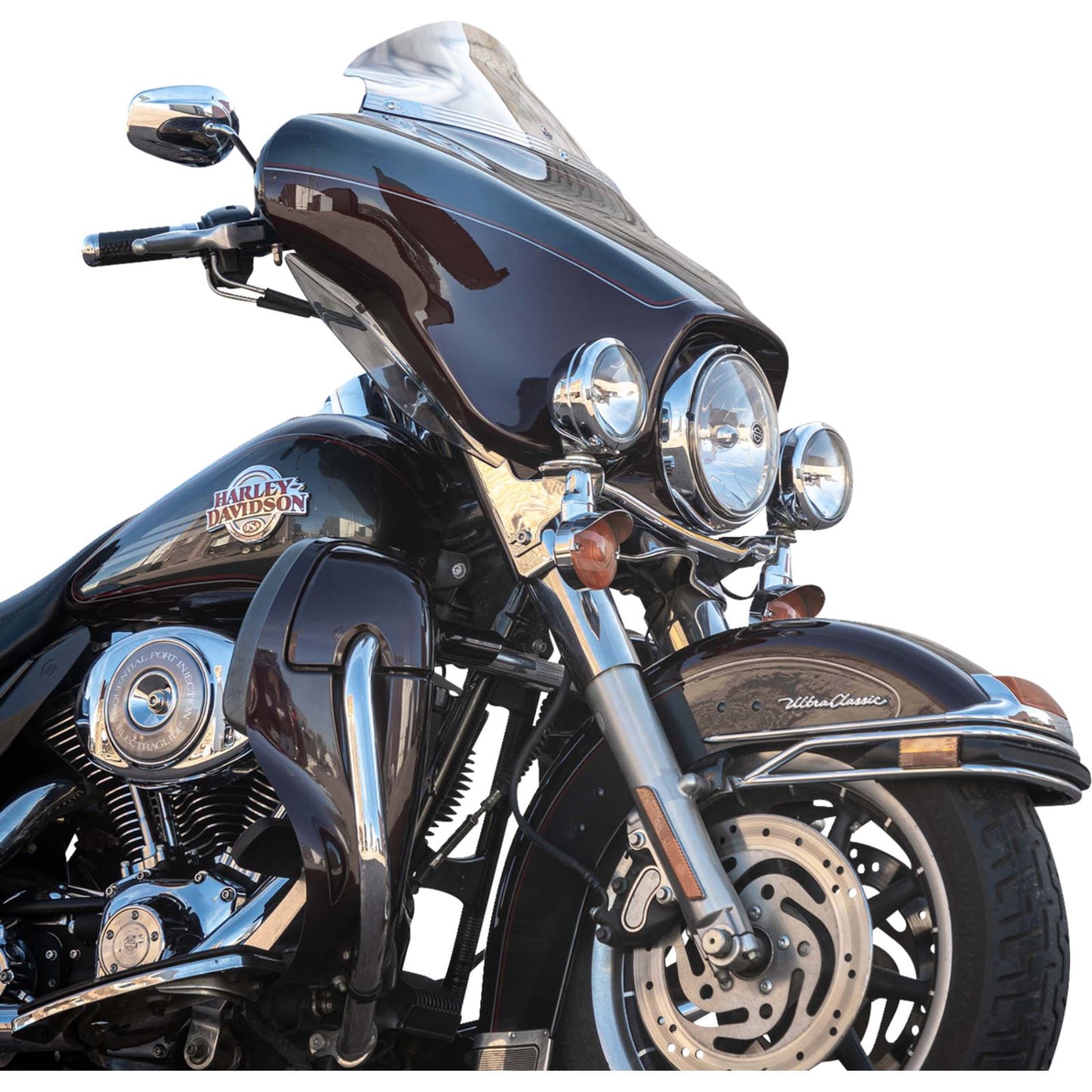 Klock Werks Flare™ Windshield - 6-1/2" - Clear - FLH [MPN: KWW-01-0701]_1410997