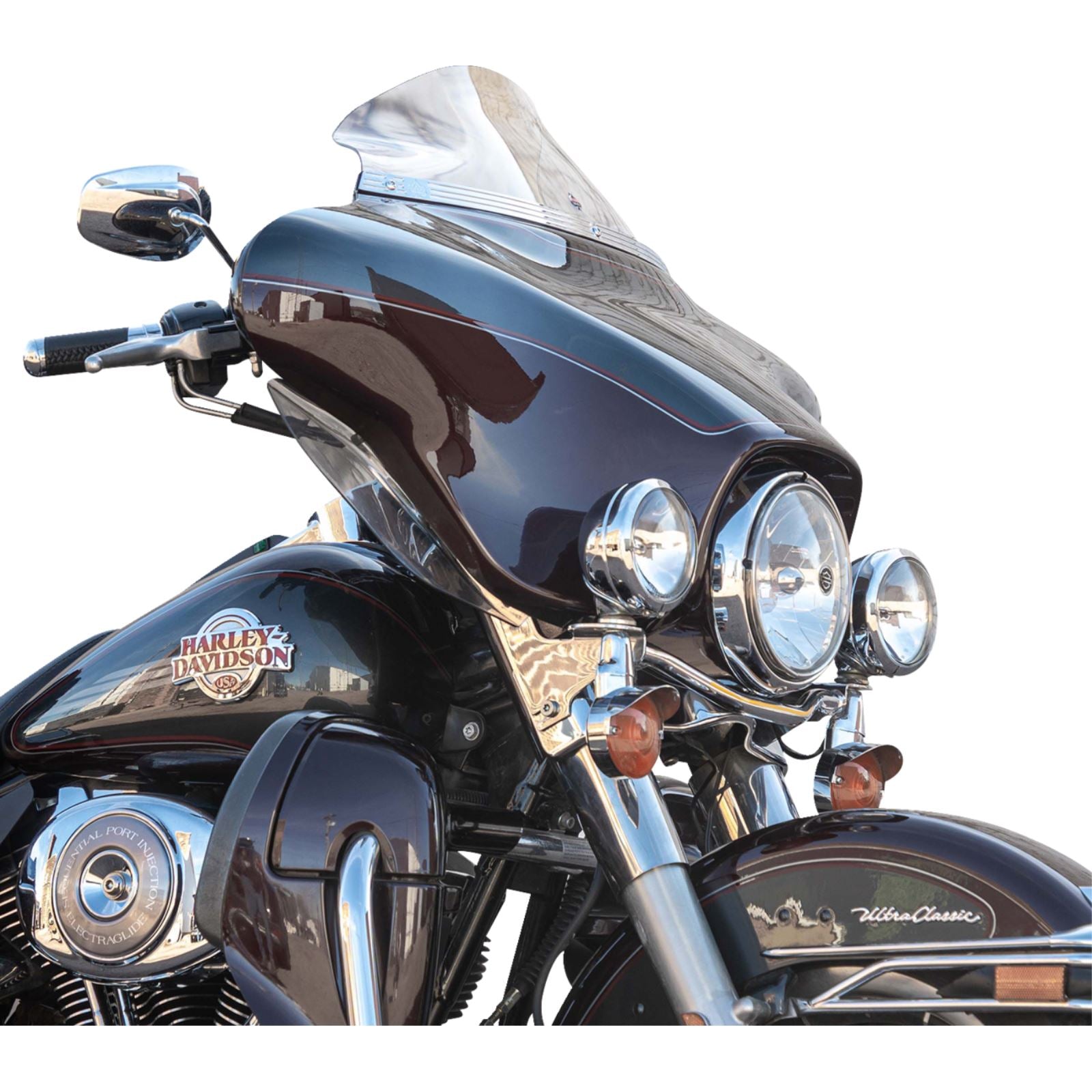 Klock Werks Flare™ Windshield - 6-1/2" - Clear - FLH [MPN: KWW-01-0701]_1410998