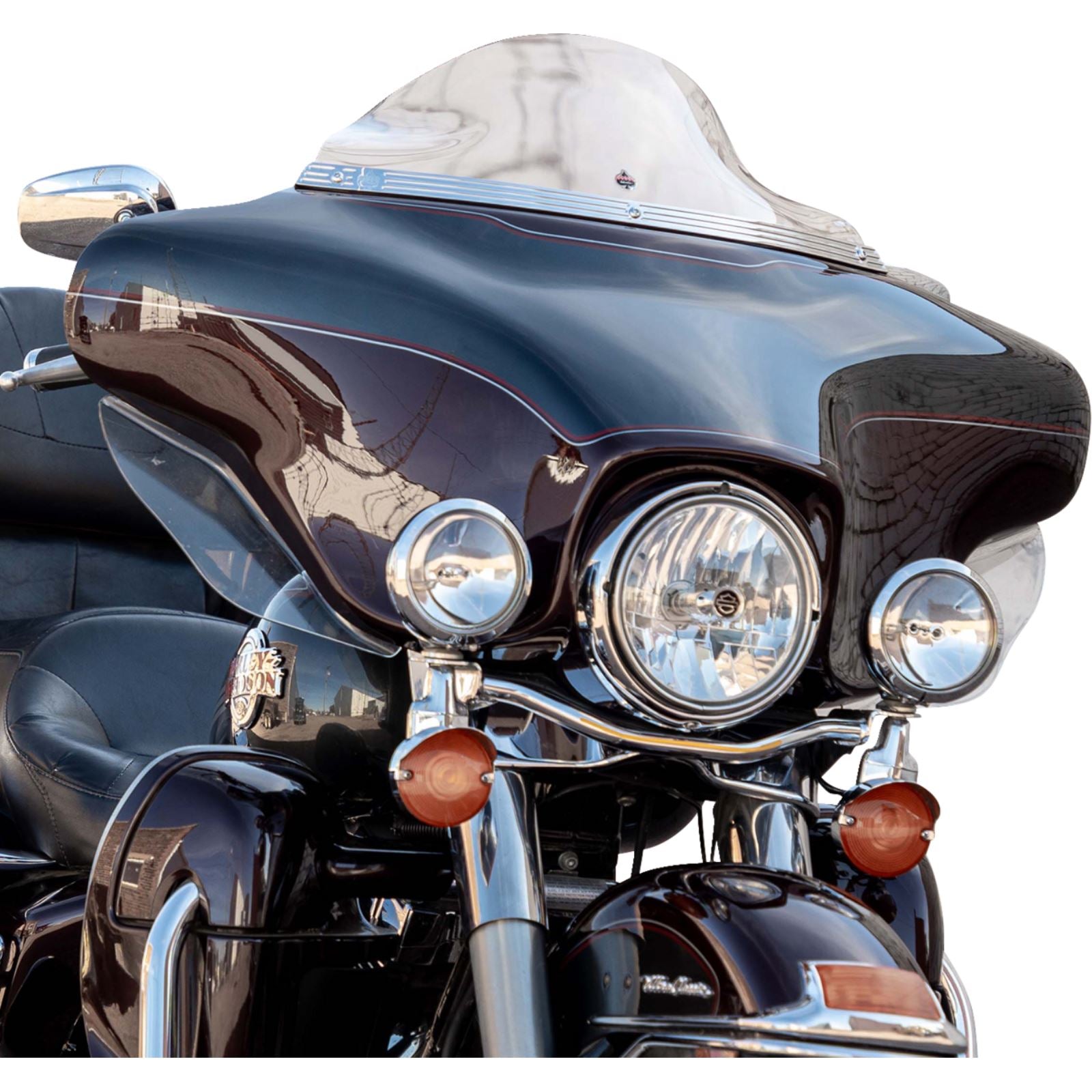 Klock Werks Flare™ Windshield - 6-1/2" - Clear - FLH [MPN: KWW-01-0701]_1410999