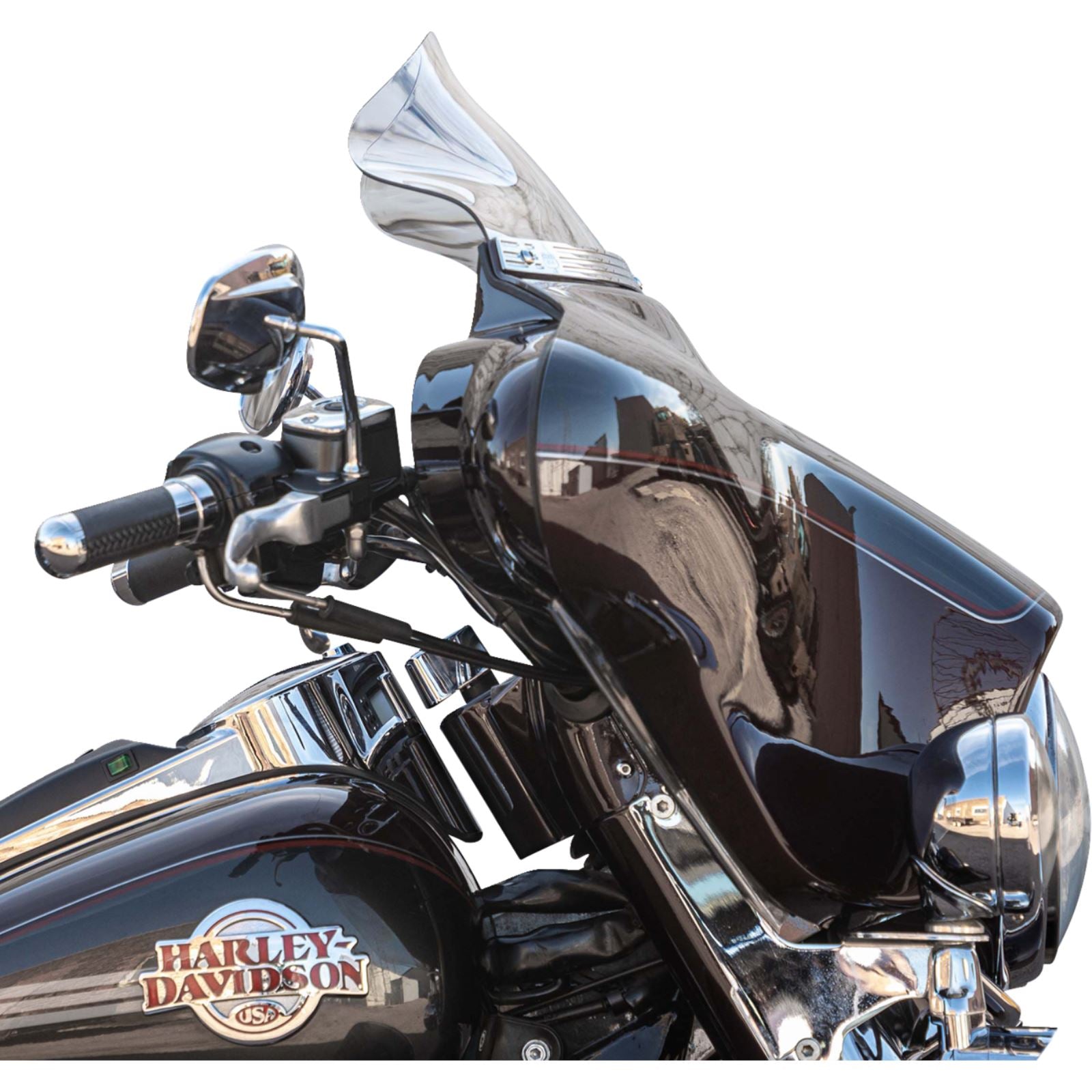 Klock Werks Flare™ Windshield - 6-1/2" - Clear - FLH [MPN: KWW-01-0701]_1411000