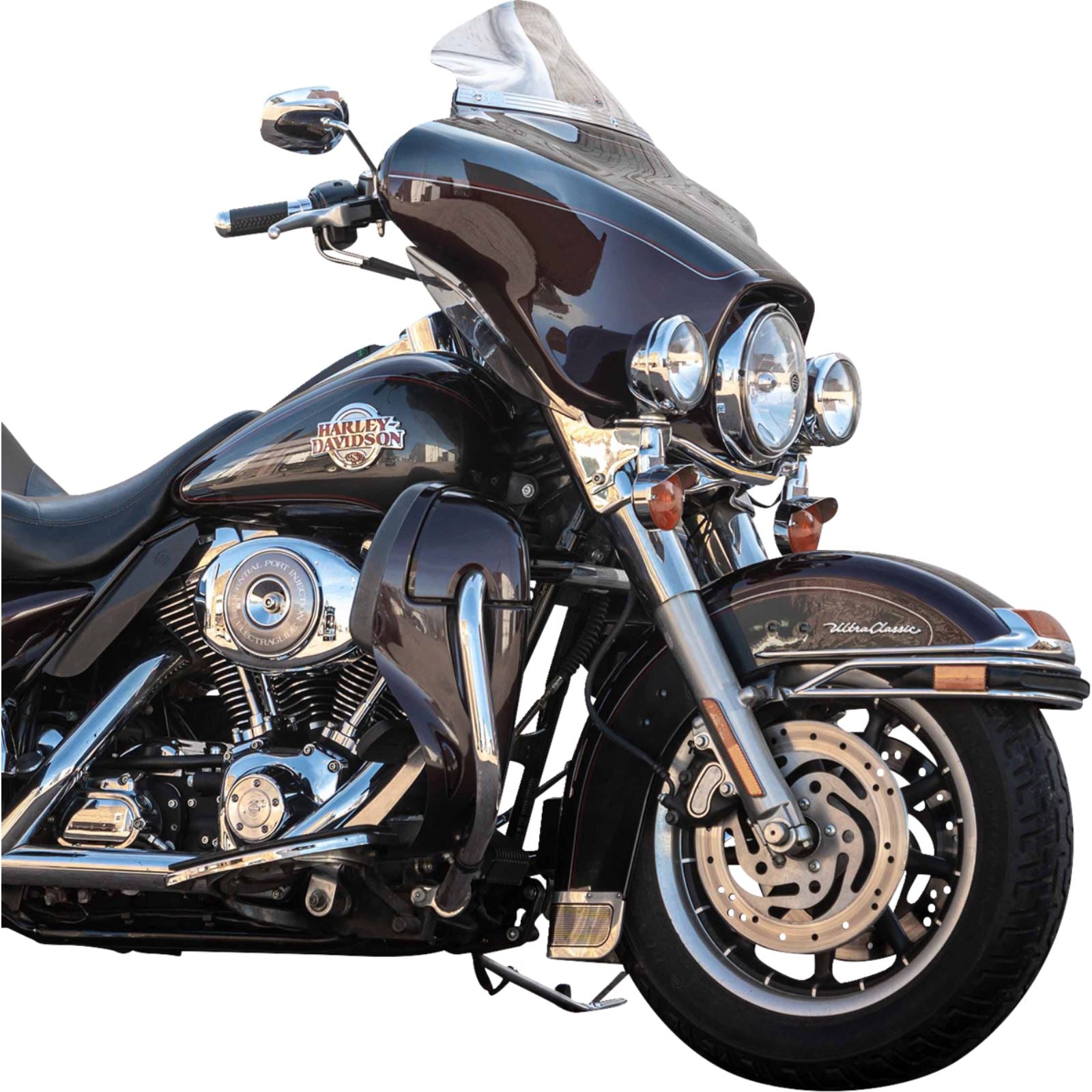 Klock Werks Flare™ Windshield - 6-1/2" - Clear - FLH [MPN: KWW-01-0701]_1411001