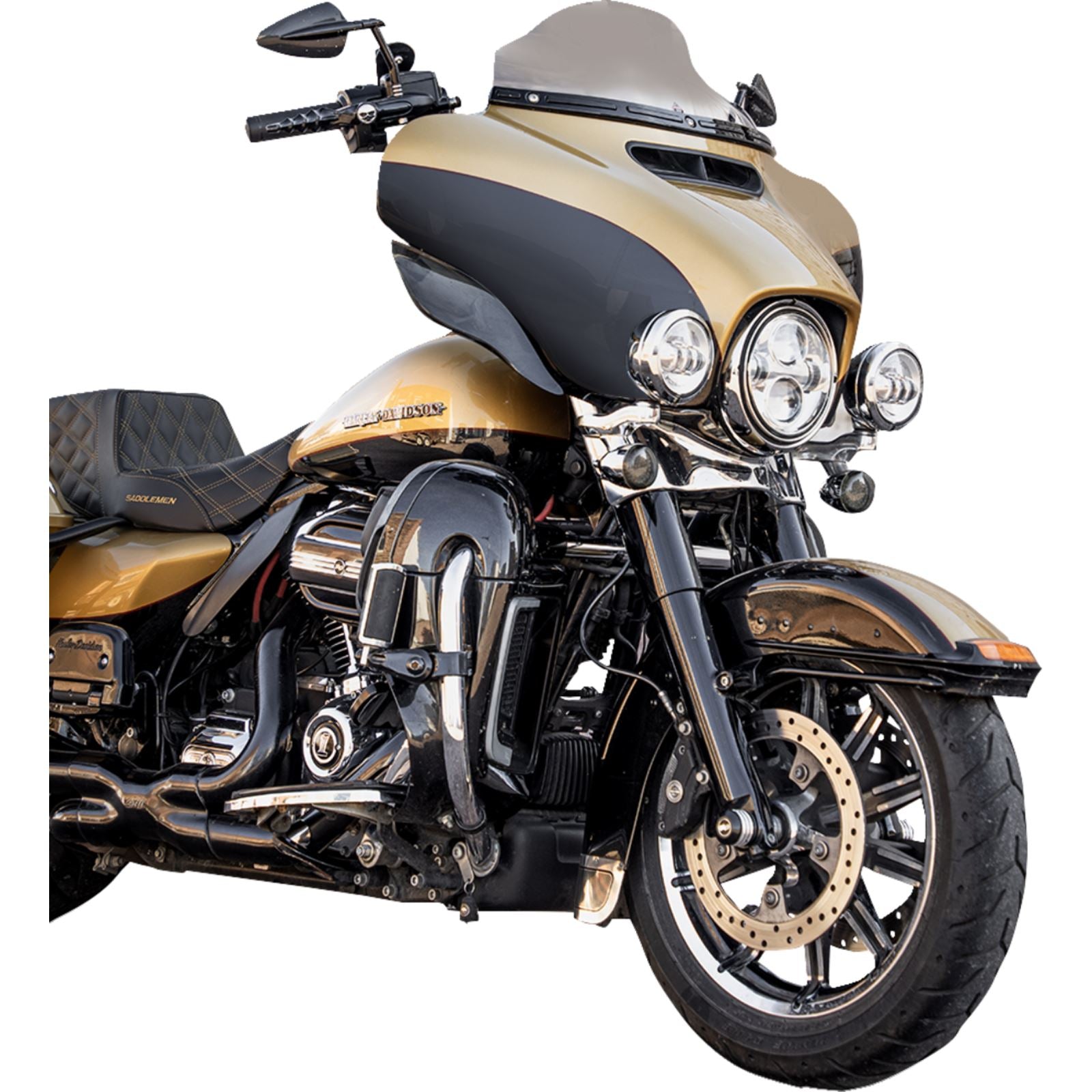 Klock Werks Flare™ Windshield - 6-1/2" - Clear - FLH [MPN: KWW-01-0702]_1411007