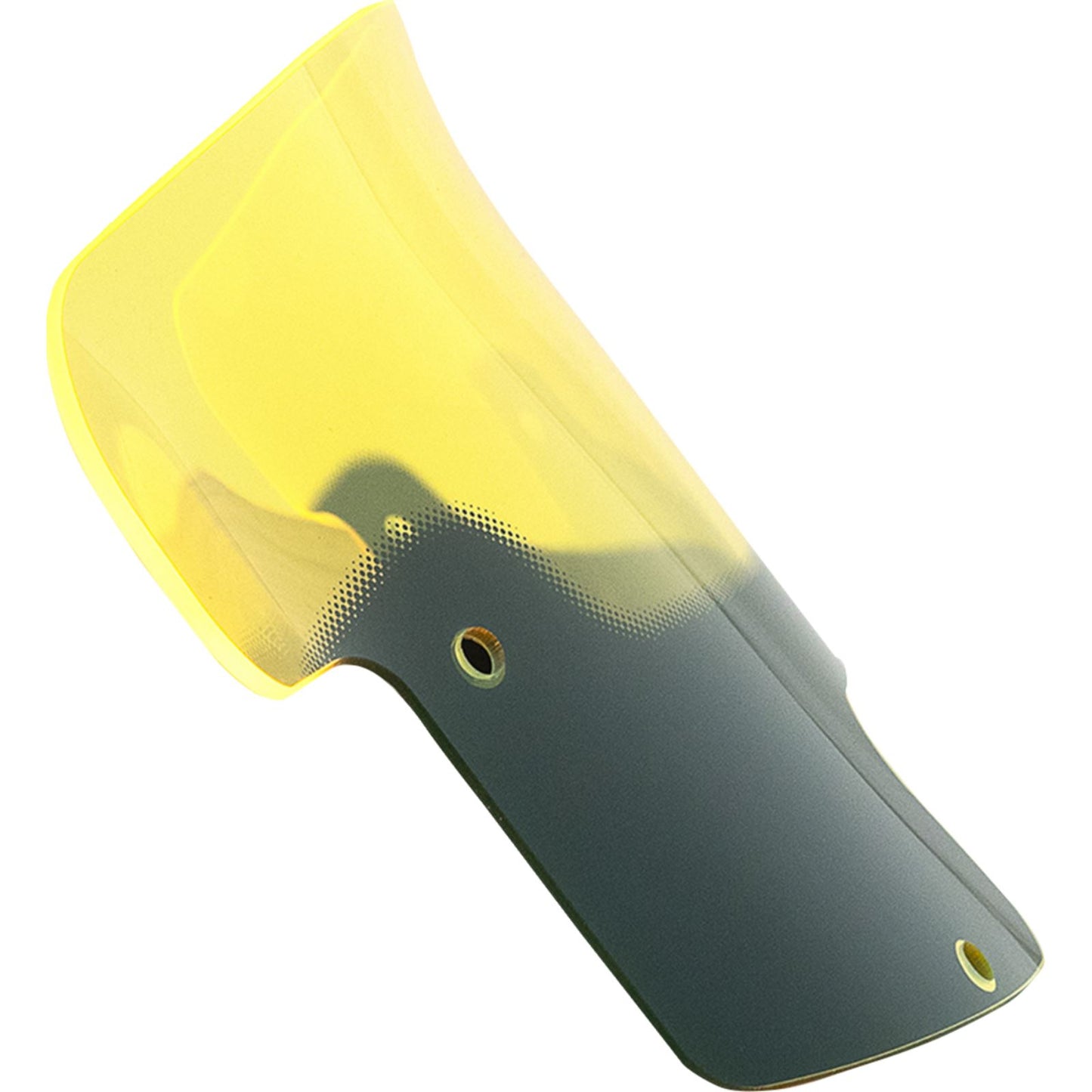 Klock Werks Kolor Flare™ Windshield - 8" - Yellow for Indian [MPN: KWW-04-0620]_1387264