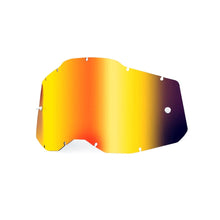 100% Accuri 2/Racecraft 2/Strata 2 Goggle Lens - Red Mirror 59078-00005_1508789