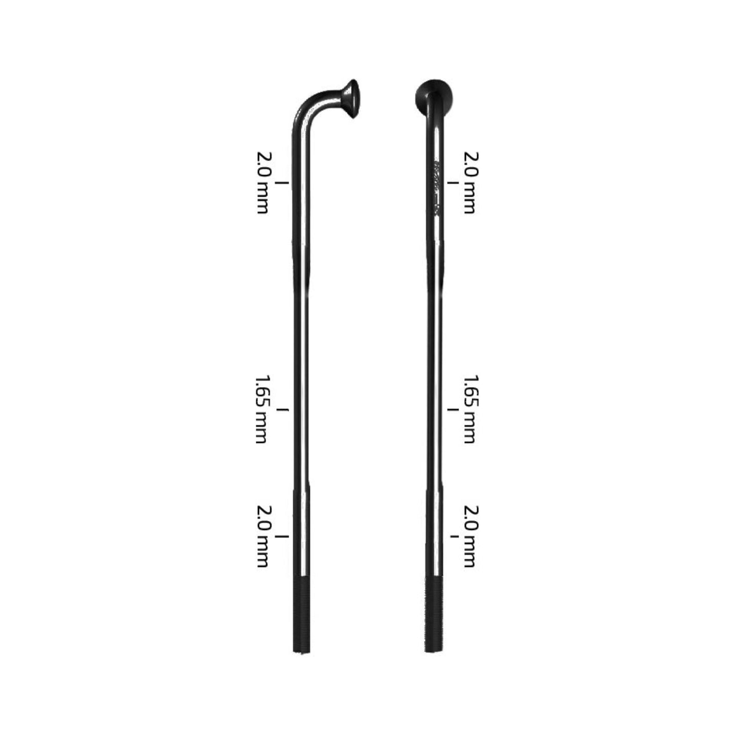Zipp Sapim D-Light Spokes J-Bend - 282mm - 3pcs - Black [MPN: 11.1918.080.001]_1304664