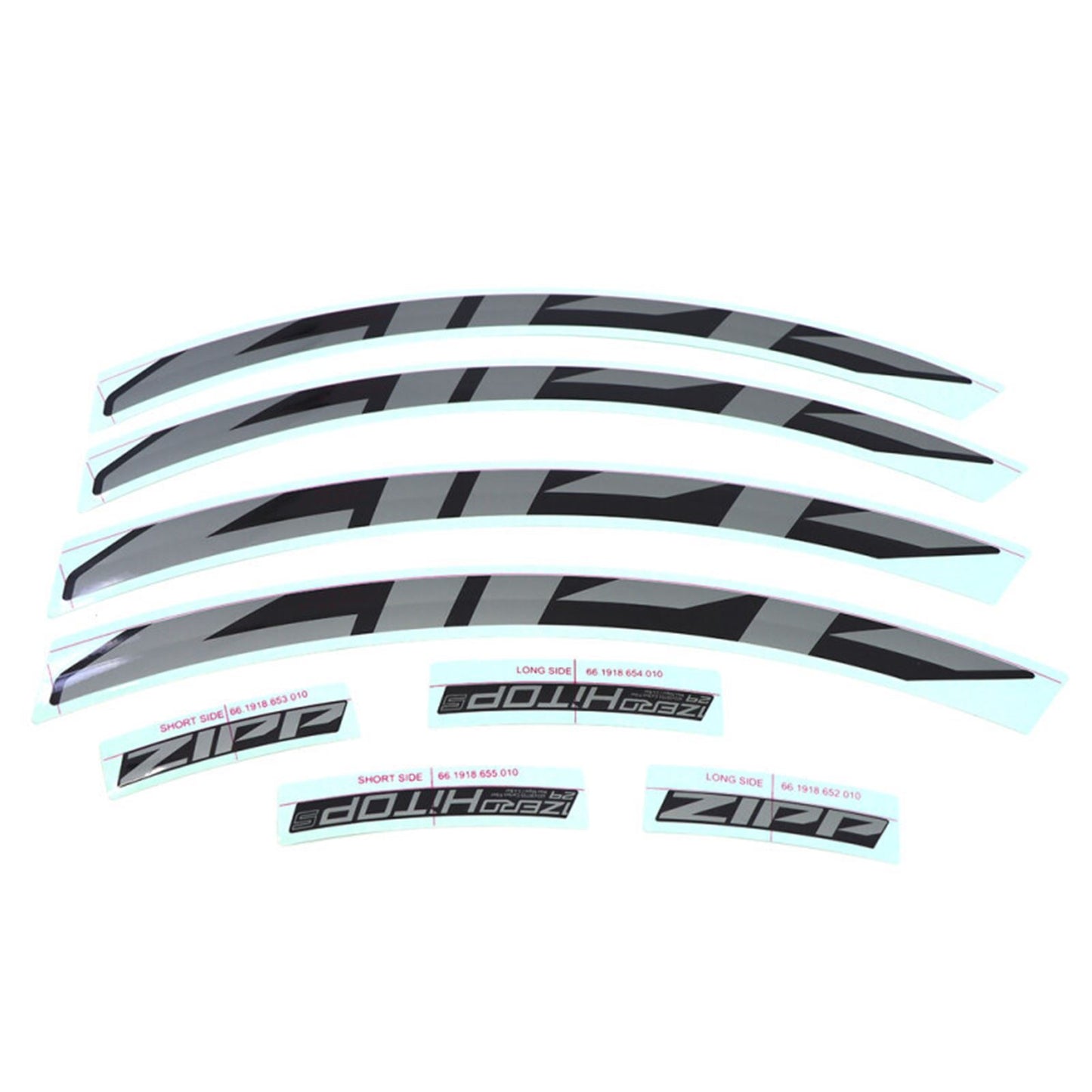 Zipp Decal Kit for 1ZERO - Silver [MPN: 11.1918.091.000]_1446957