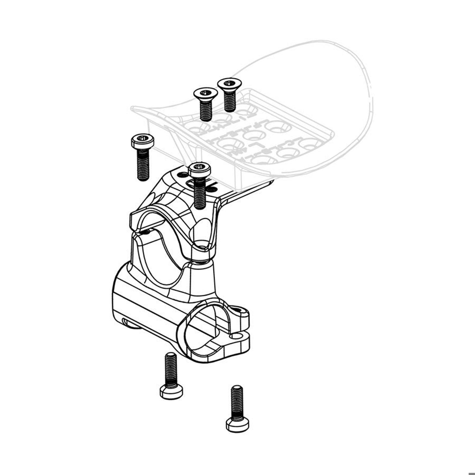 Zipp Replacement Mount for Vuka Clip Low Mount - Left [MPN: 11.6618.024.000]_1497573