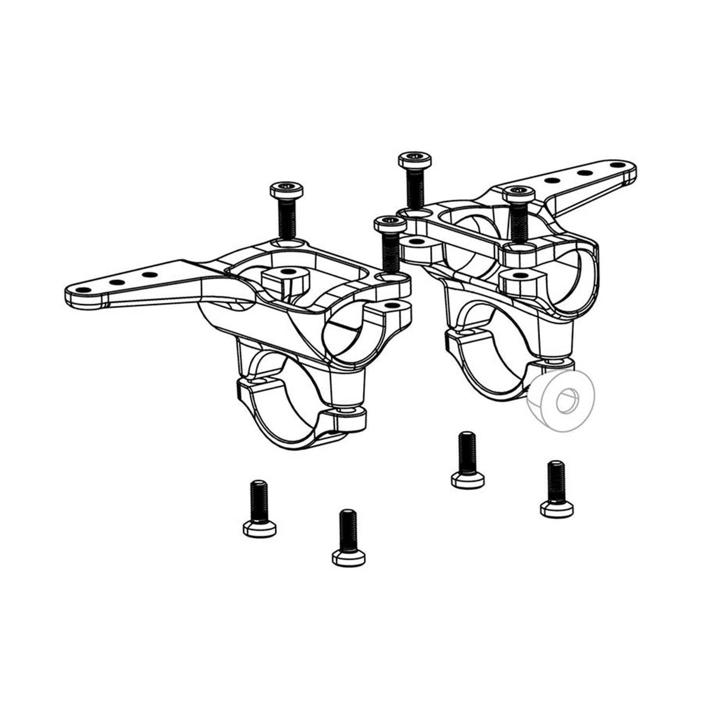 Zipp Replacement Mount for Vuka Clip - Top Mount - Left [MPN: 11.6618.025.000]_1497575
