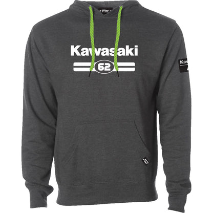 Factory Effex Kawasaki Sixty-Two Pullover - Heather Charcoal_1371639