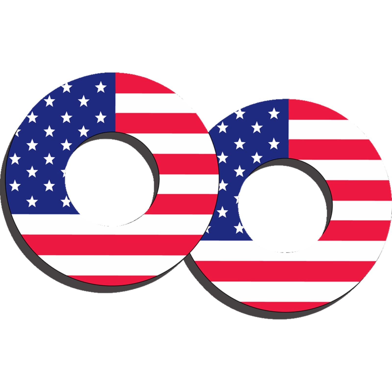 Factory Effex Moto Grip Donuts - Flag Red/White/Blue 27-67100_1383985