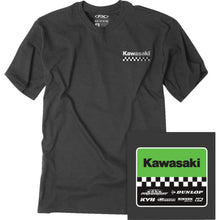 Factory Effex Kawasaki Starting Line T-Shirt - Heather Charcoal_1371558