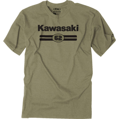 Factory Effex Kawasaki Sixty Two T-Shirt - Heather Olive_1371566