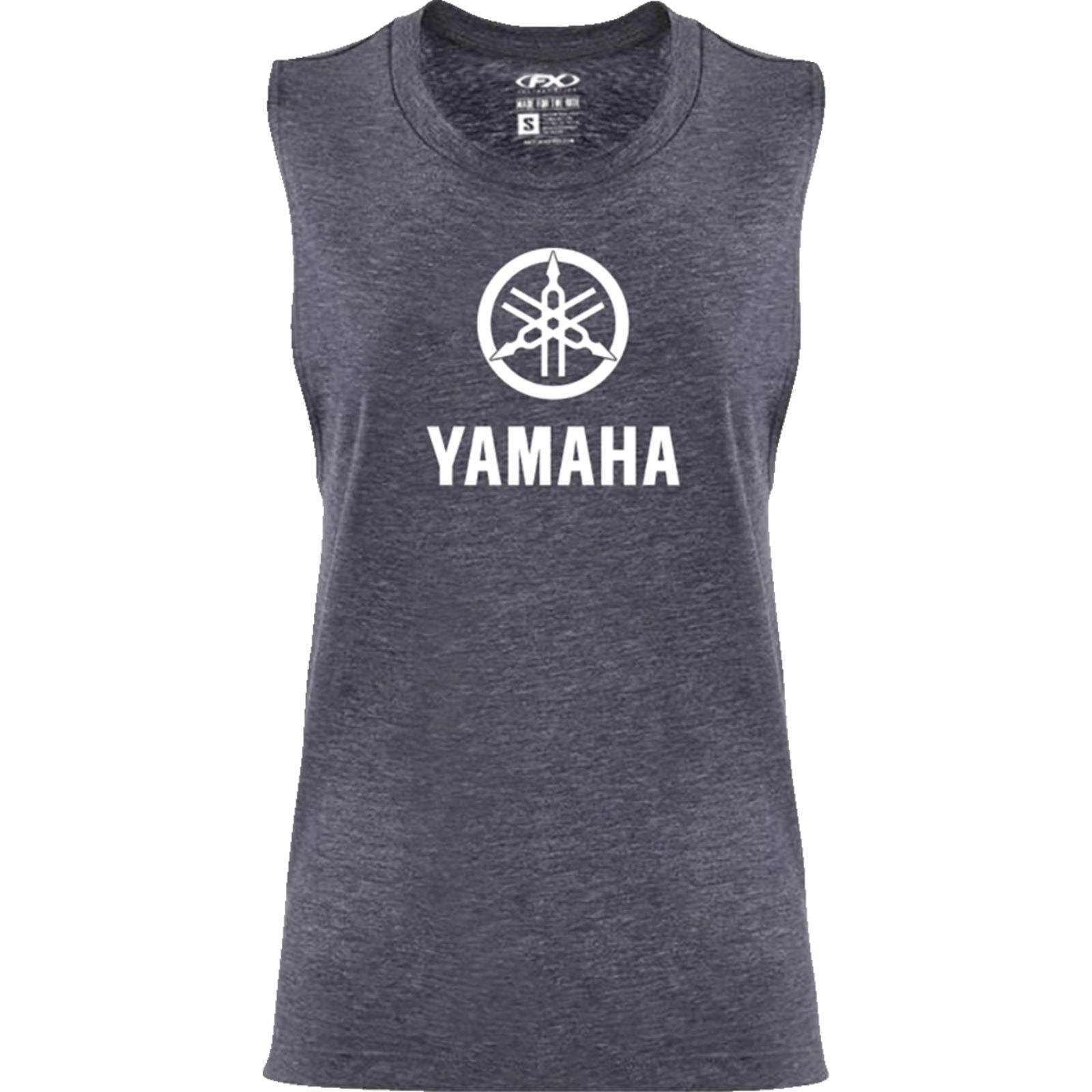 Factory Effex Women's Yamaha Idol Muscle Tank Top - Heather Navy_1371613