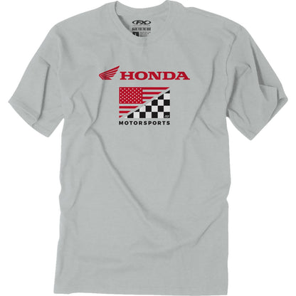 Factory Effex Honda Flag T-Shirt - Light Gray_1371584