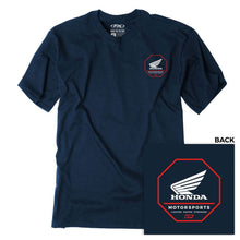 Factory Effex Honda Octagon T-Shirt - Heather Navy_1370528
