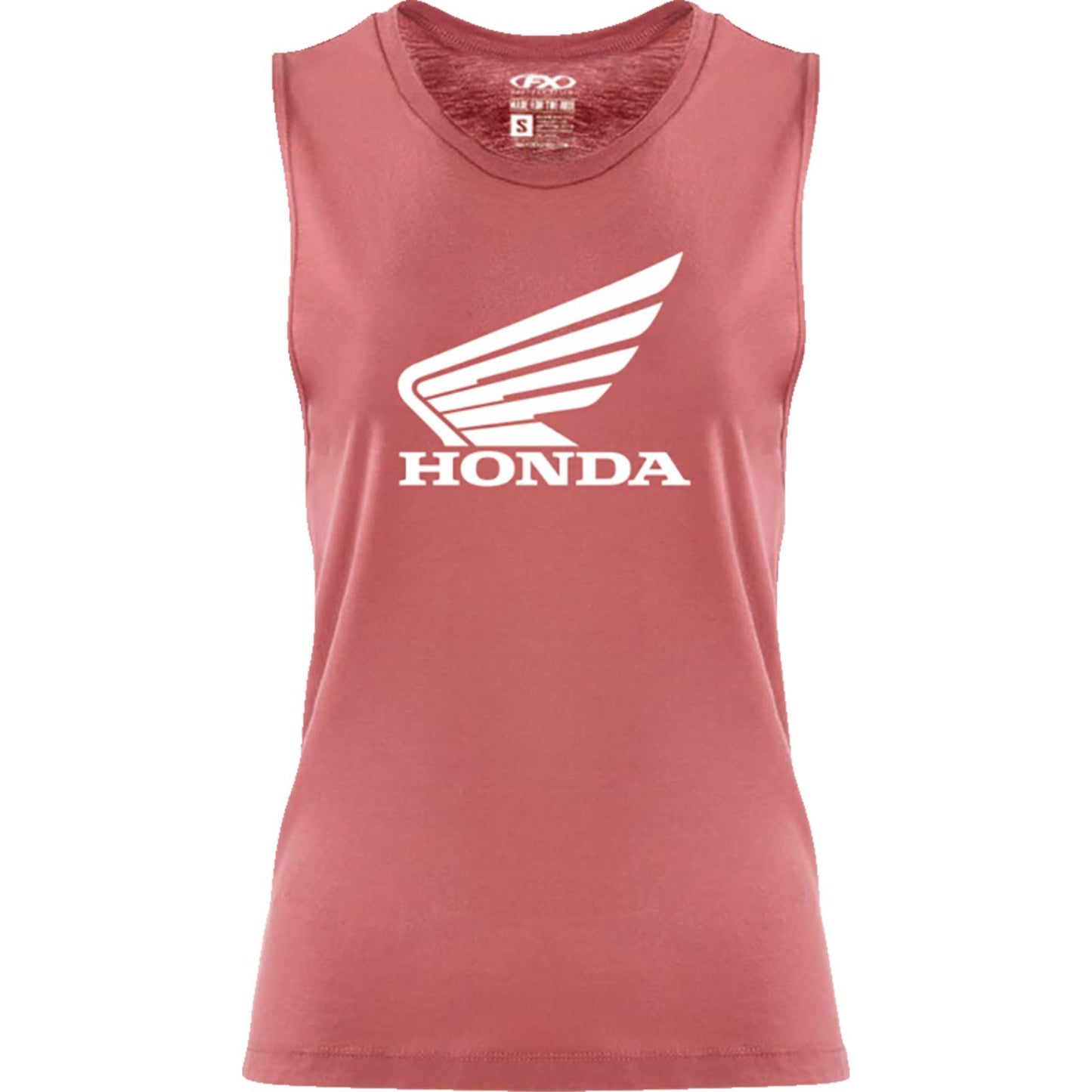Factory Effex Women's Honda Wing Muscle Tank Top - Heather Pink_1371621