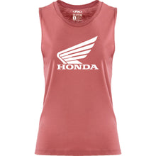 Factory Effex Women's Honda Wing Muscle Tank Top - Heather Pink_1371621