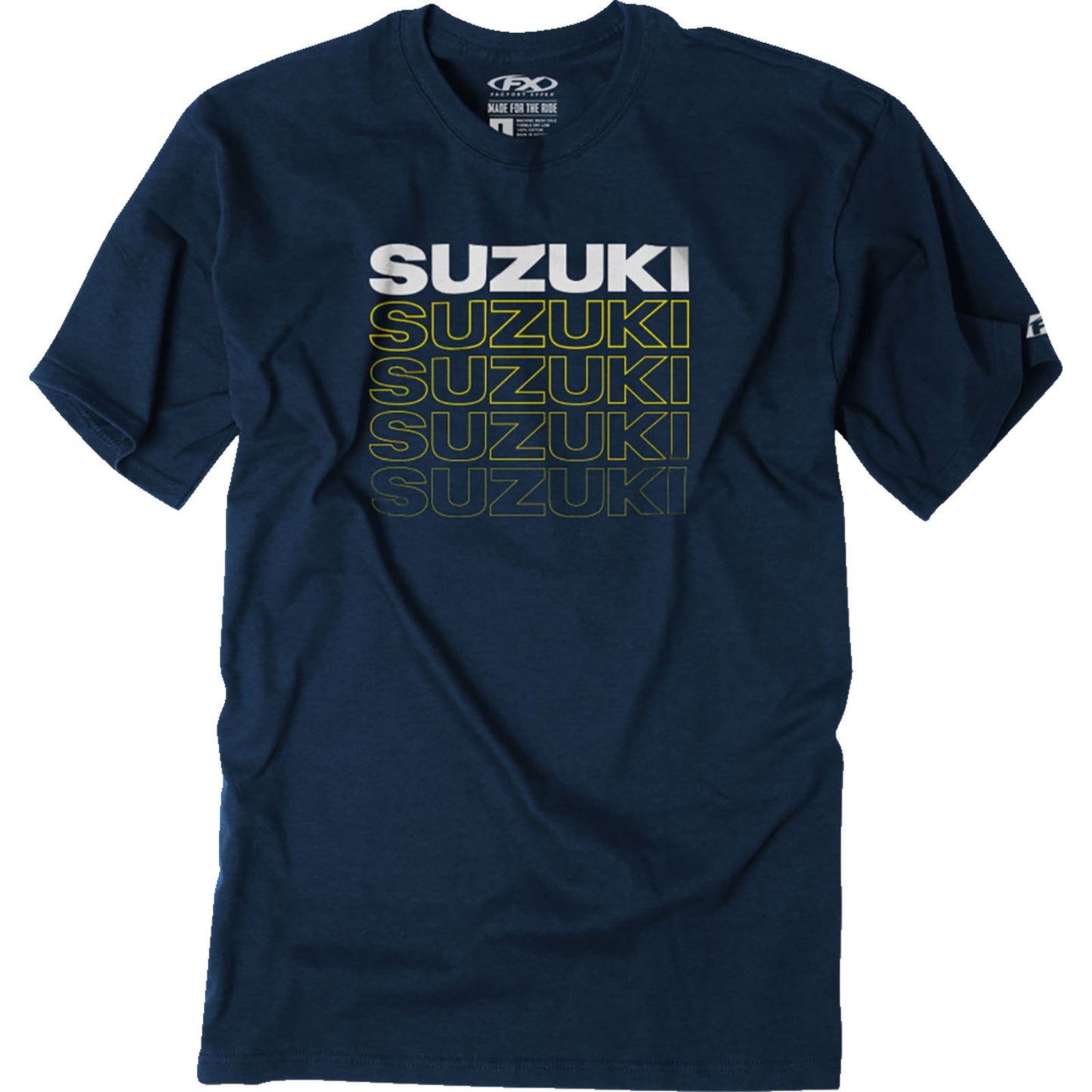 Factory Effex Suzuki Repeat T-Shirt - Heather Navy_1371503
