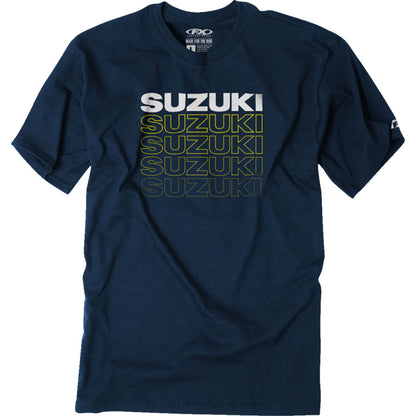 Factory Effex Suzuki Repeat T-Shirt - Heather Navy_1371503