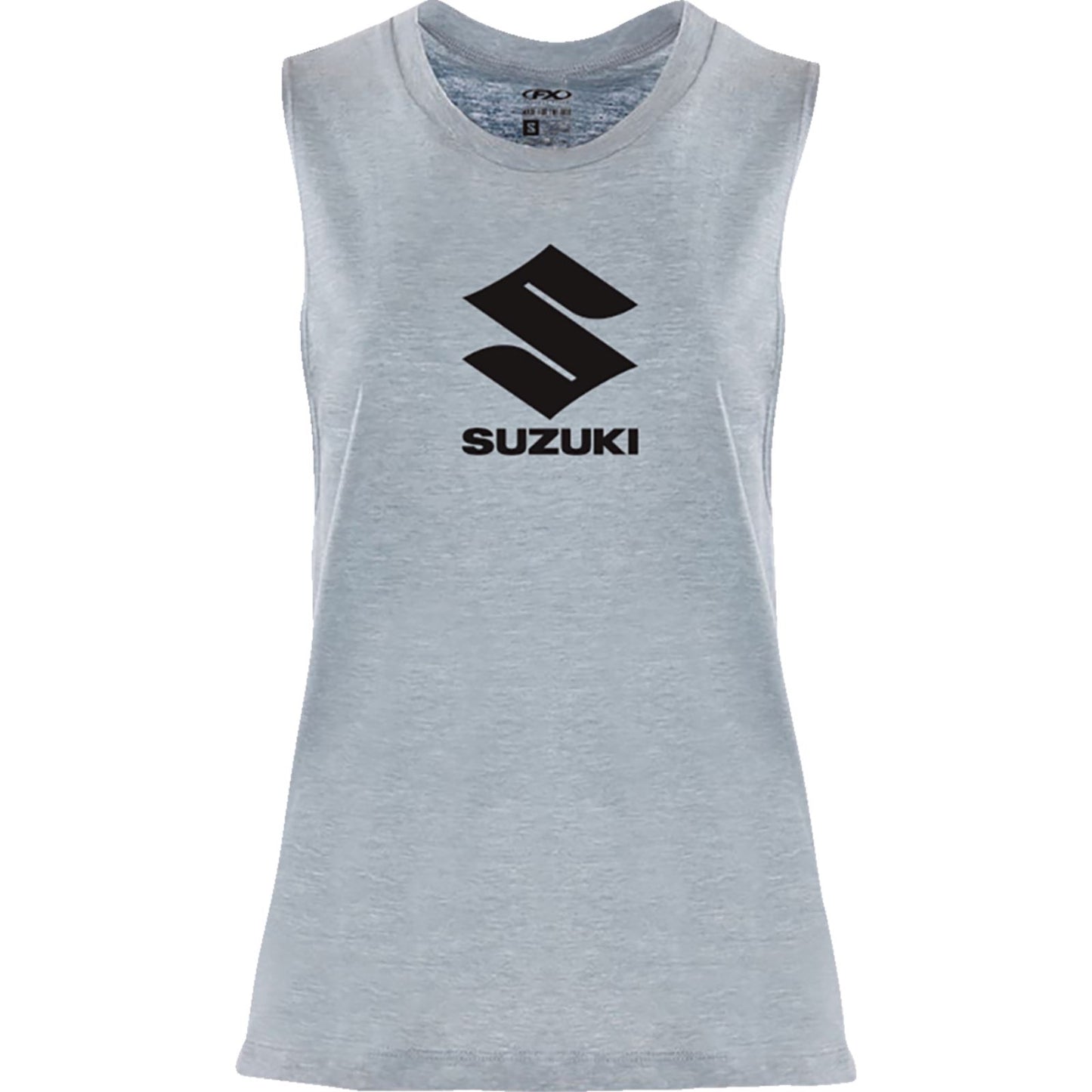 Factory Effex Women's Suzuki Idol Muscle Tank Top - Light Heather Blue_1371651