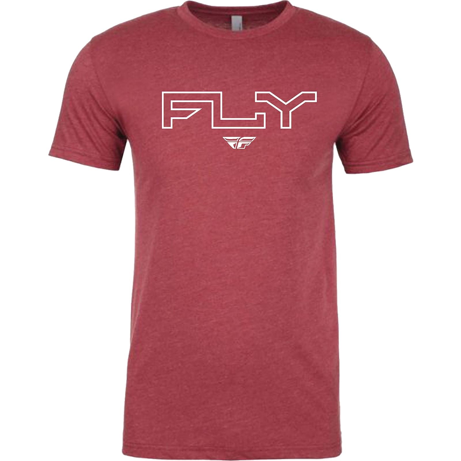 Fly Racing Fly Edge Tee - Cardinal - Medium 354-0309M_1308656