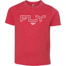 Fly Racing Fly Edge Youth Tee - Red - Large 354-0309YL_1308659