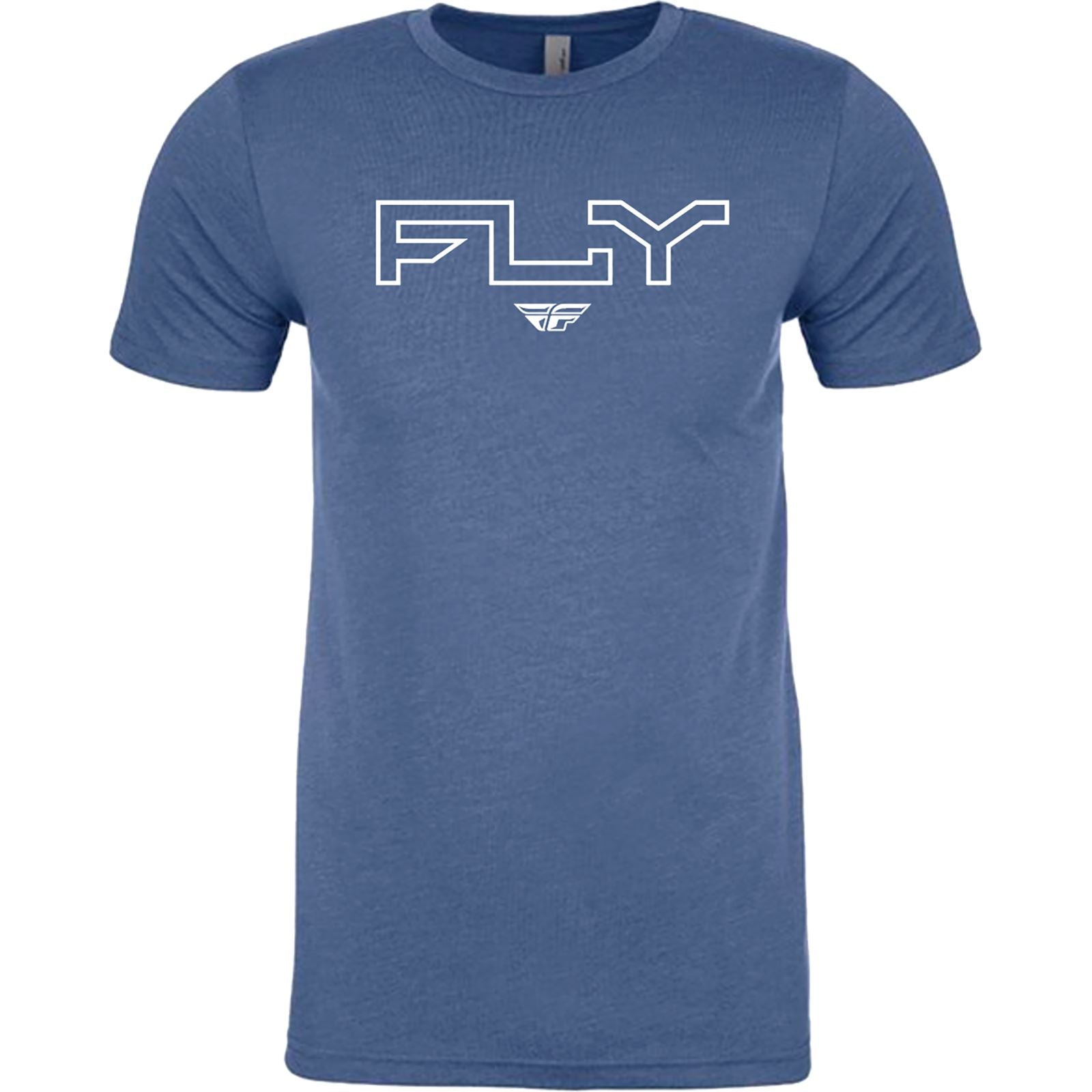 Fly Racing Fly Edge Tee - Cool Blue Heather - XL 354-0310X_1308644