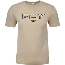 Fly Racing Fly Edge Tee - Cream - Large 354-0311L_1308621