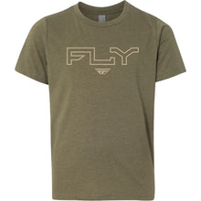 Fly Racing Youth Fly Edge Tee - Military Green - Large 354-0312YL_1308633